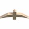 Ekena Millwork Bellingham Rough Sawn Timber Gable Bracket, Douglas Fir, 36"W x 12"H x 4"D x 4"F, 8/12 Pitch GBW036X12X0404BEL00RDF - alternate 4